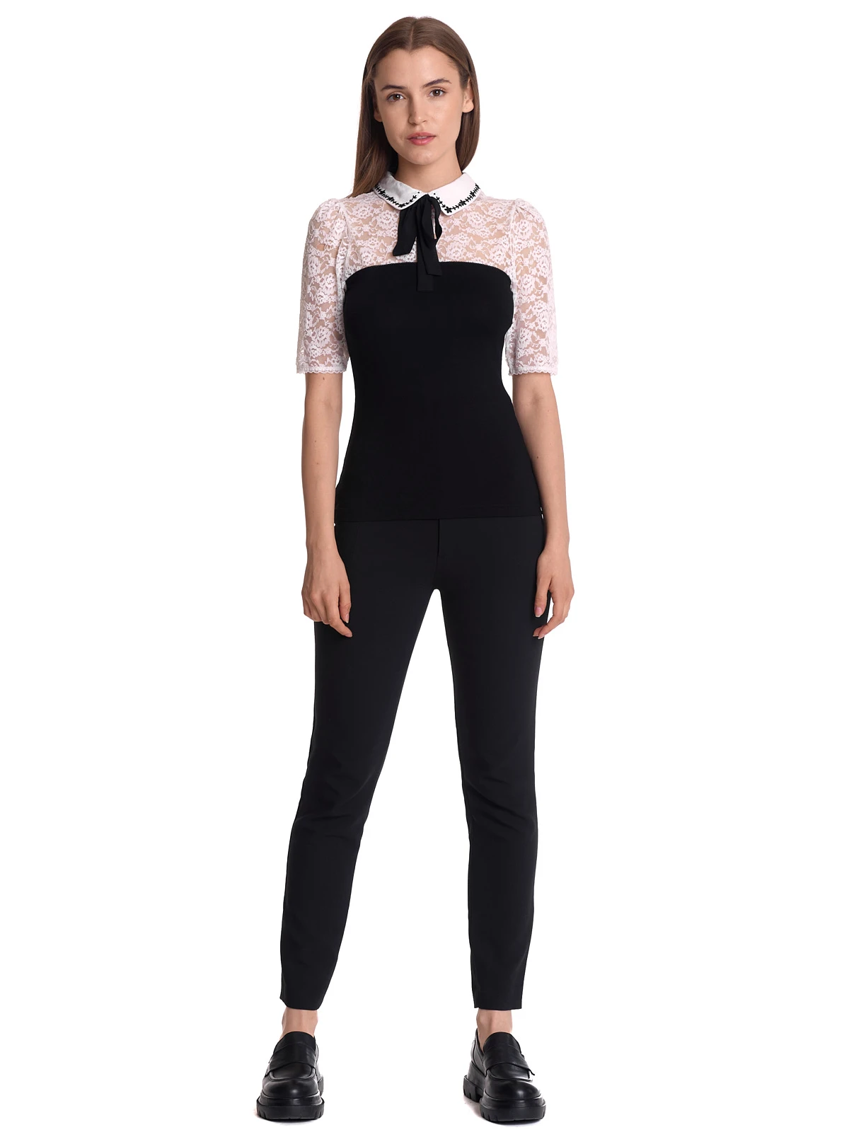 Vive Maria My Melody Damen Schlupfbluse Creme/schwarz – Bild 2