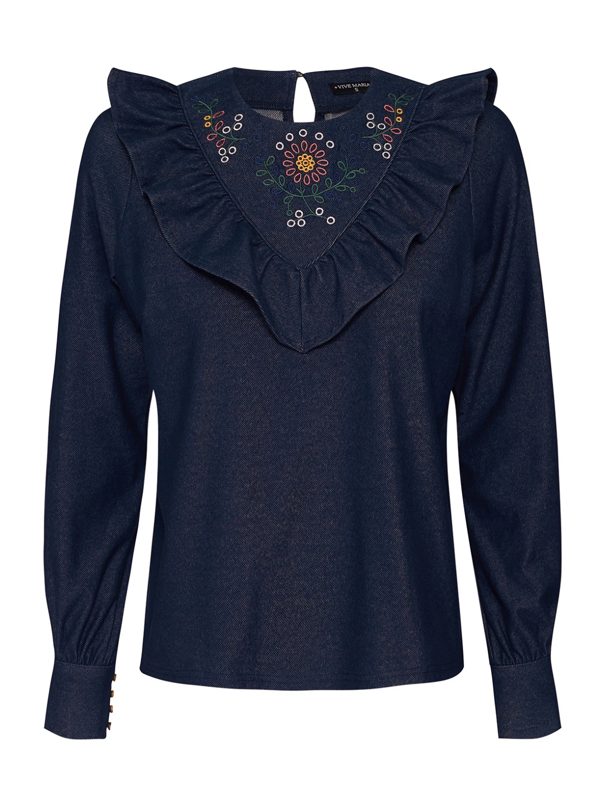 Vive Maria Nevada Denim Damen Shirtbluse Blau – Bild 2