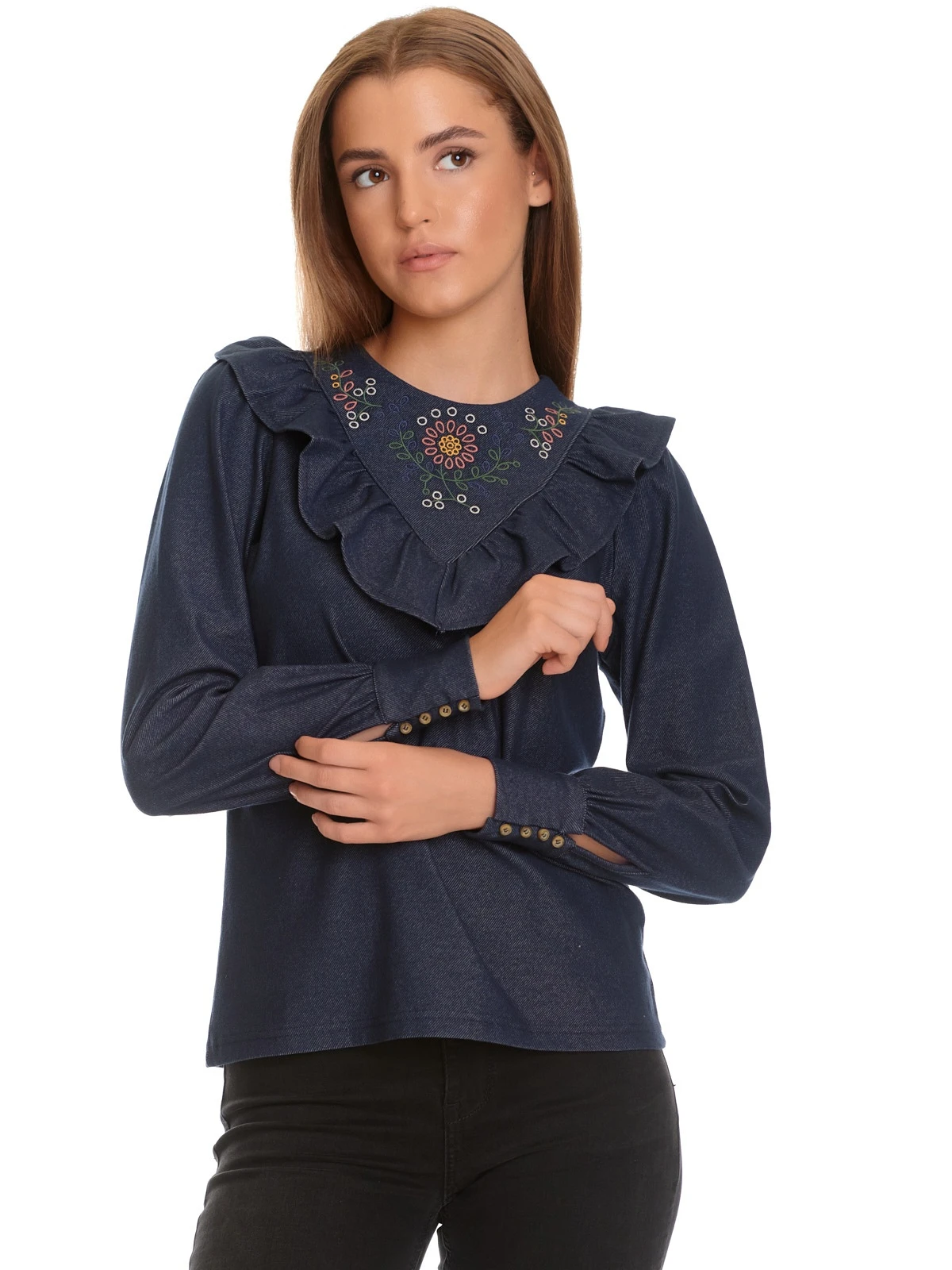 Vive Maria Nevada Denim Damen Shirtbluse Blau