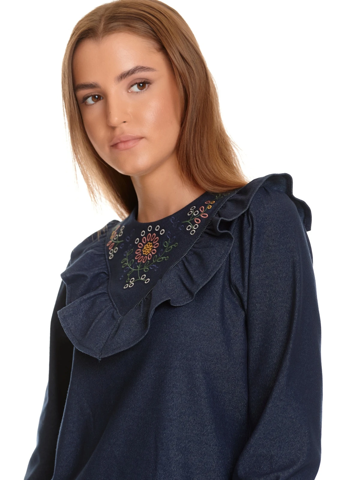 Vive Maria Nevada Denim Damen Shirtbluse Blau – Bild 5