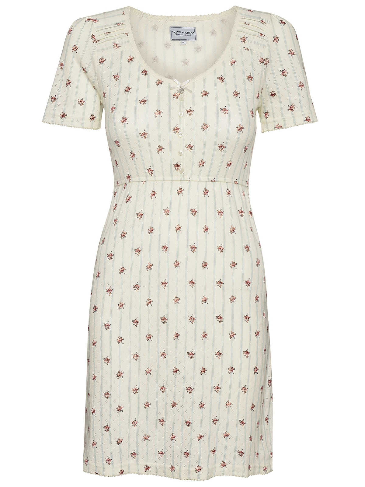 Vive Maria Petite Fleur Damen Nachthemd Creme/allover - Image 2