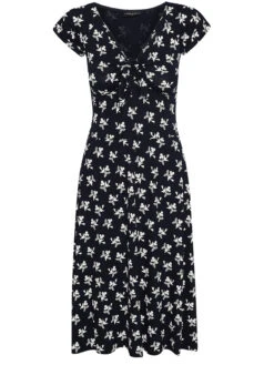 Vive Maria Pick The Cherry Damen A-Linien-Kleid Vulkanblau