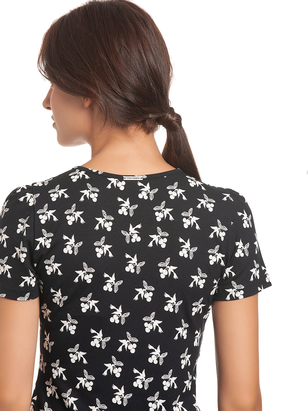 Vive Maria Pick The Cherry Damen T-Shirt Vulkanblau – Bild 6