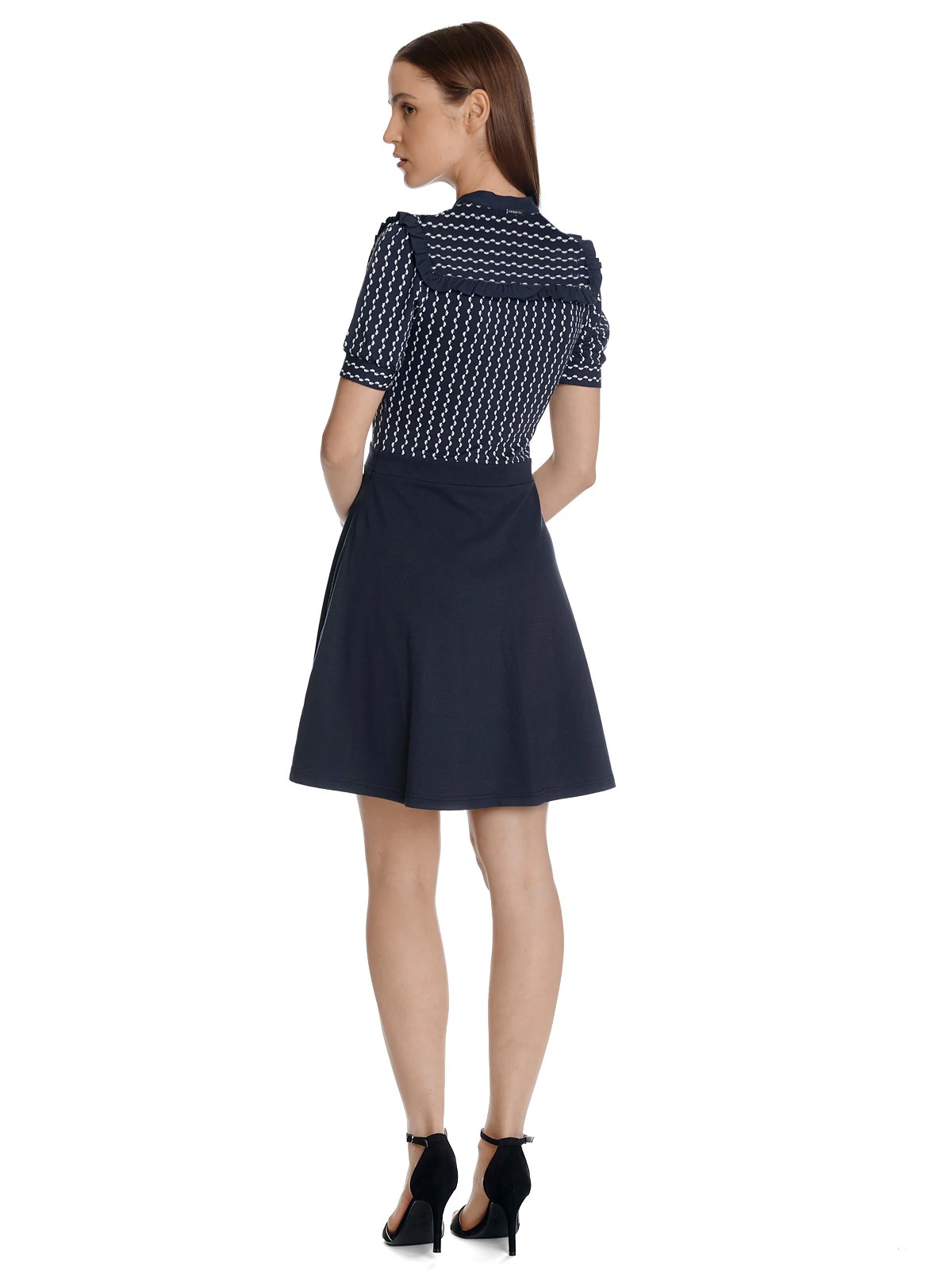 Vive Maria Romantic Sailor Damen A-Linien-Kleid Blau Allover – Bild 4