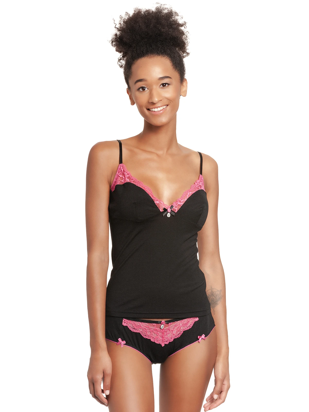 Vive Maria Sugar Ladies Damen Wäscheset: Top Mit Slip Schwarz – Bild 3