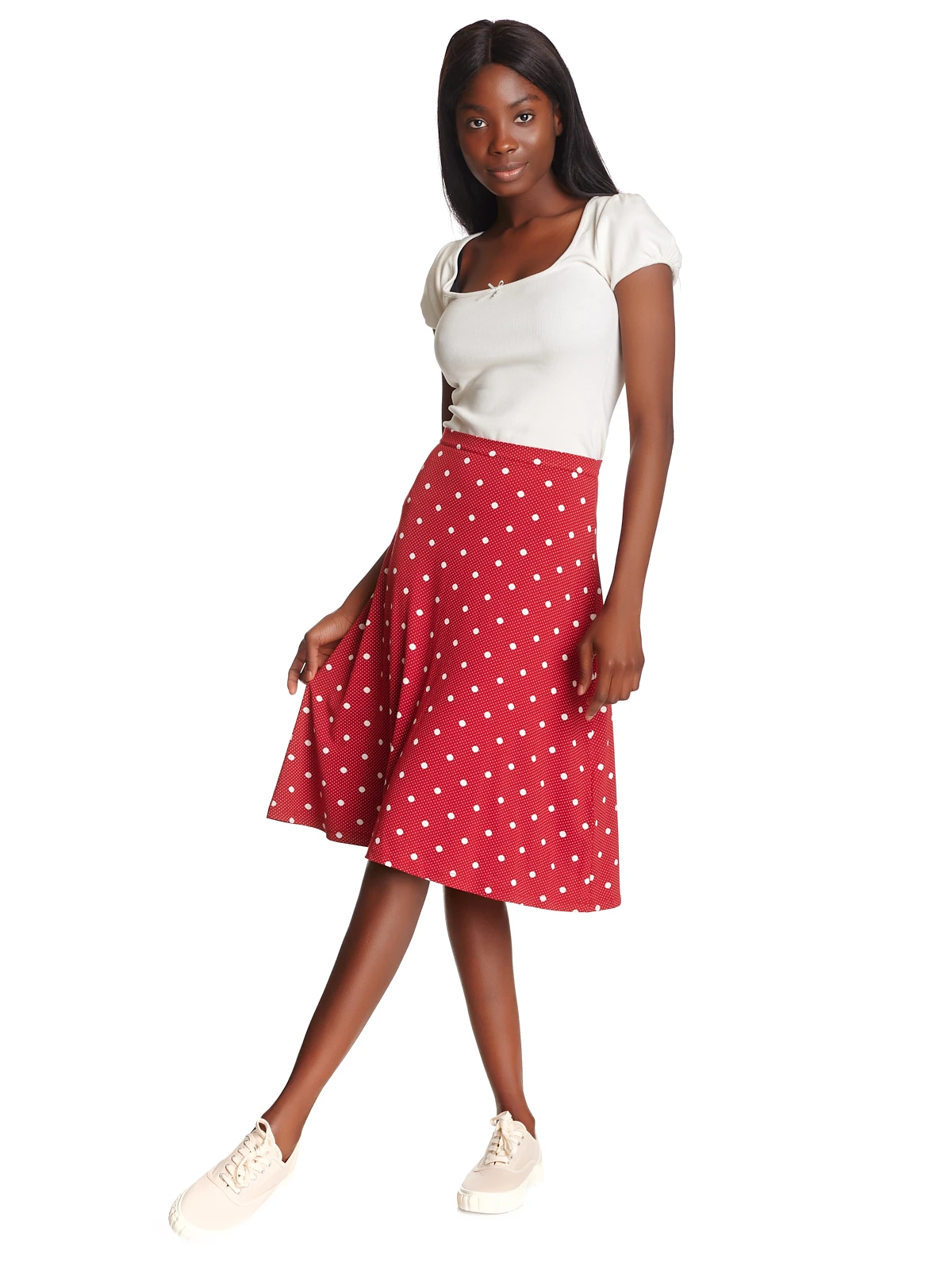 Vive Maria Summer Maria Damen A-Linien-Rock Rot Allover – Bild 6