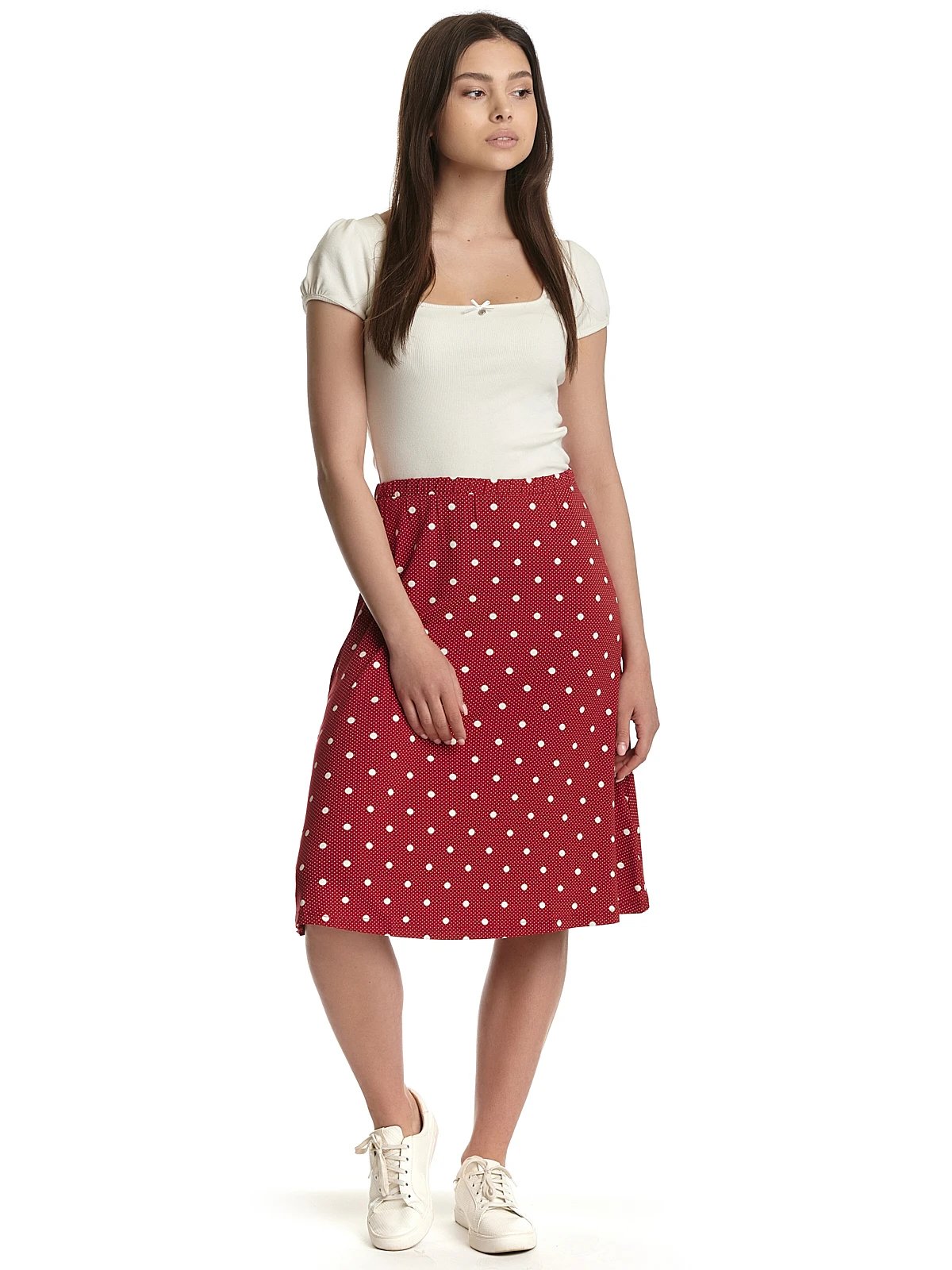 Vive Maria Summer Maria Damen A-Linien-Rock Rot Allover – Bild 8