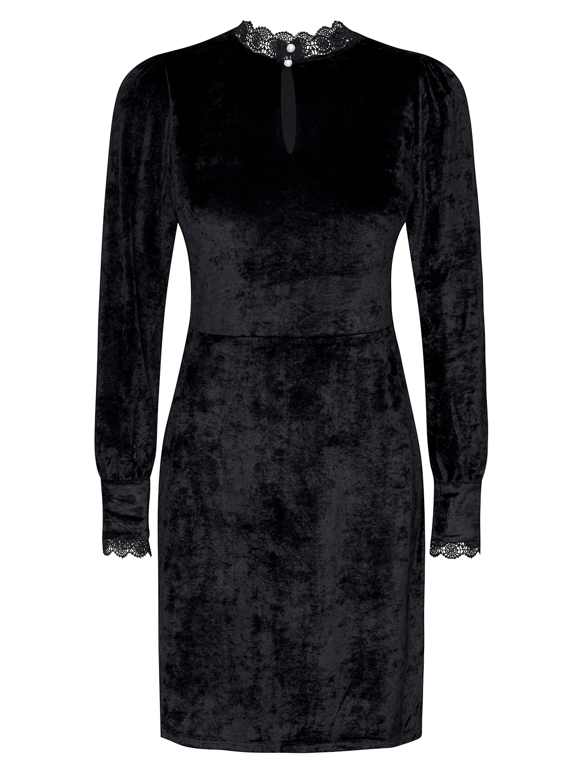 Vive Maria Velvet Dream Damen Blusenkleid Schwarz – Bild 2