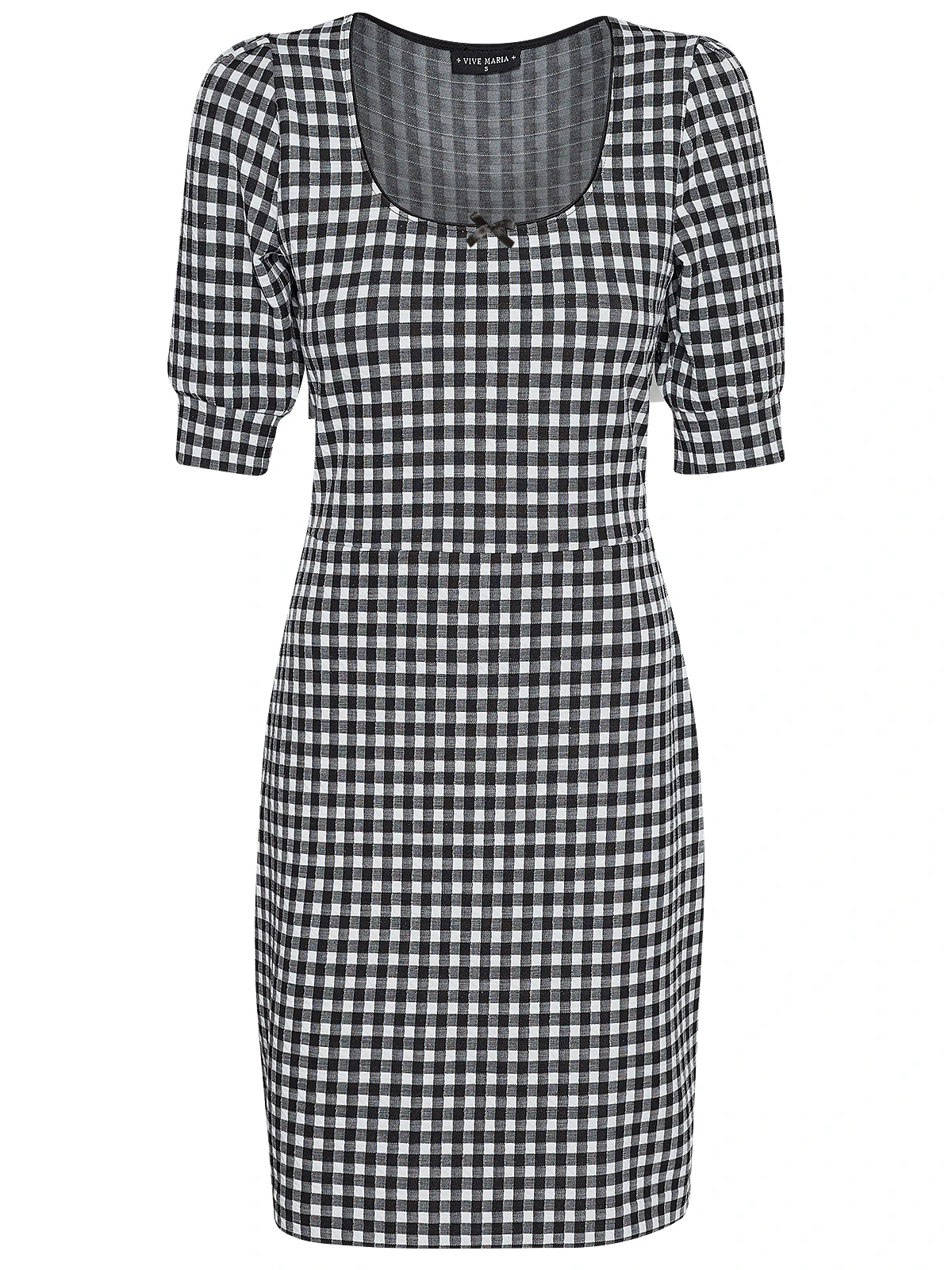 Vive Maria Vichy Etui Damen Etuikleid Schwarz/creme