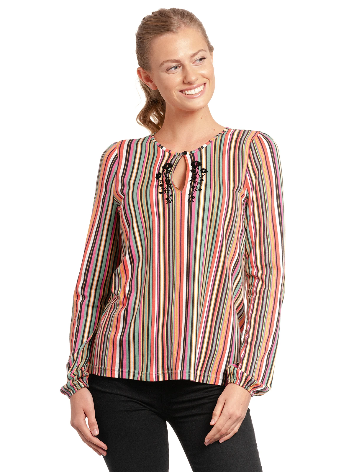 Vive Maria Viva Mexico Damen Tunikashirt Mehrfarbig – Bild 2